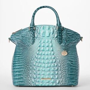Large Duxbury Satchel in Spearmint Ombre Melbourne